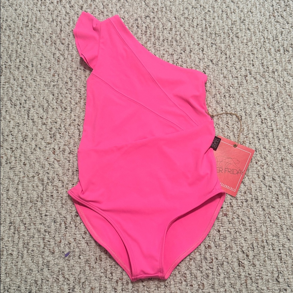 NWT Tiger Friday Dancewear Pink Leo Child XL